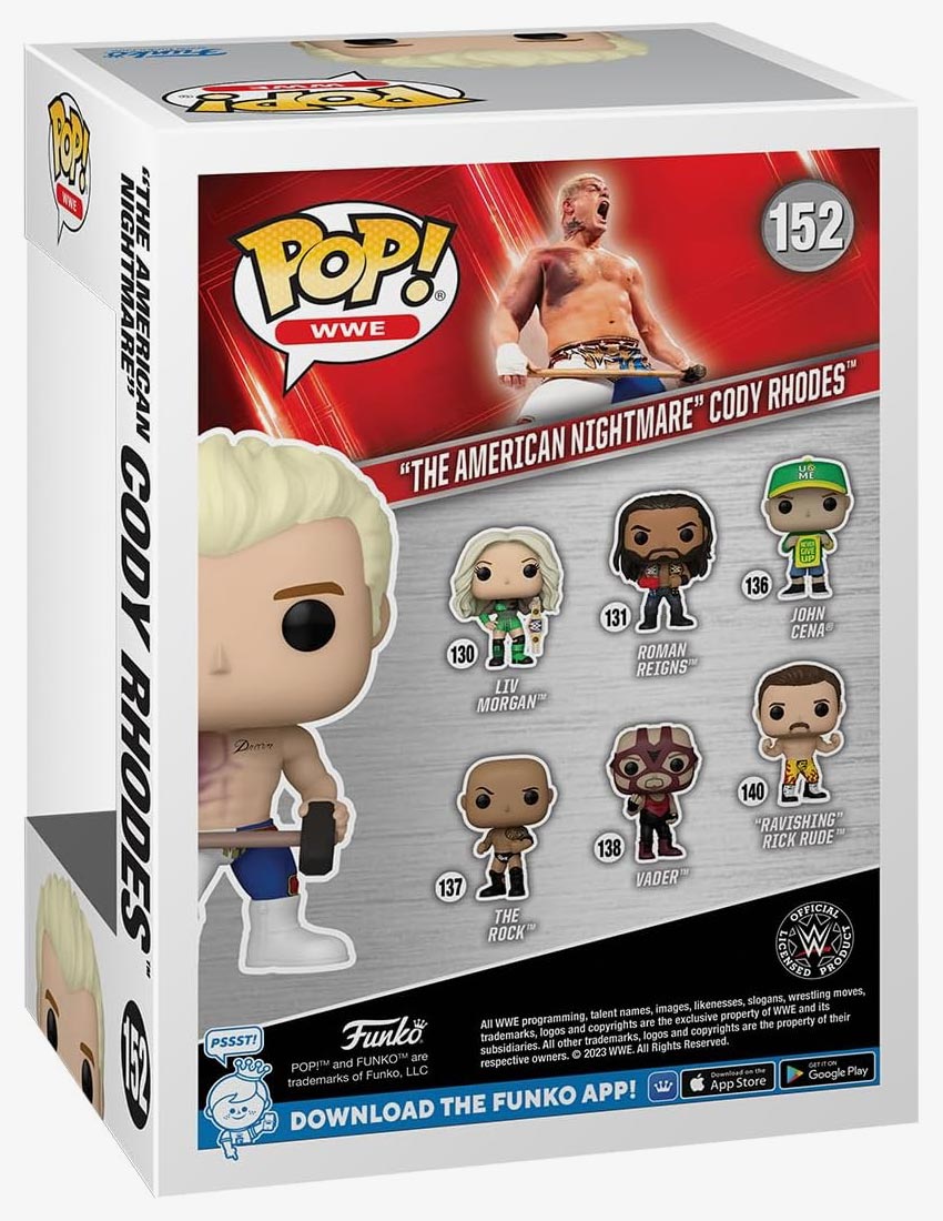 The American Nightmare Cody Rhodes WWE POP #152