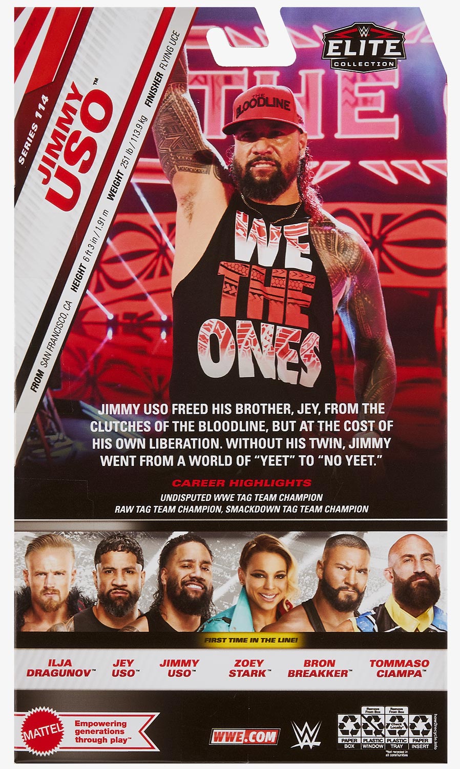 Jimmy Uso WWE Elite Collection Series #114