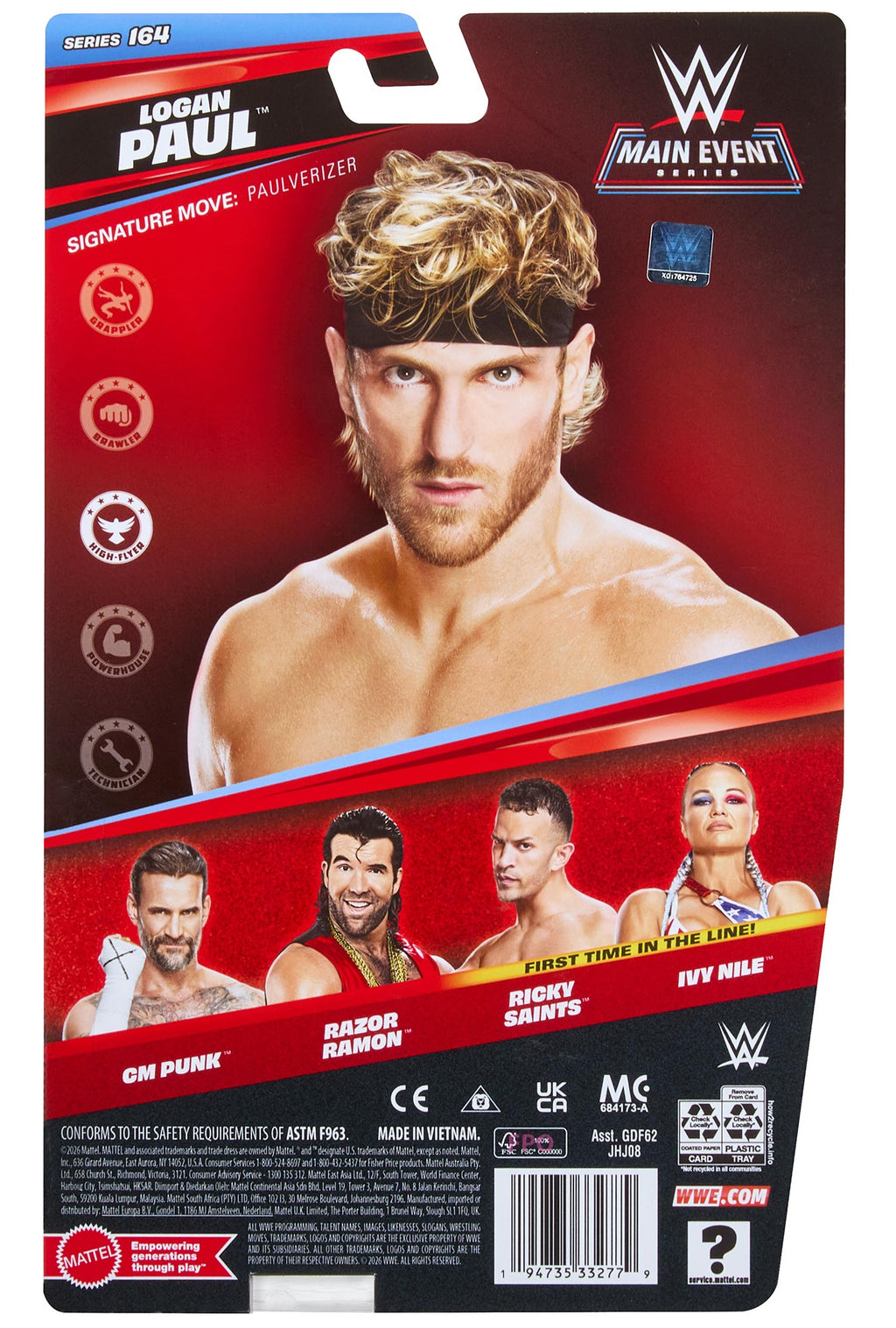 Logan Paul WWE Main Event Series #164