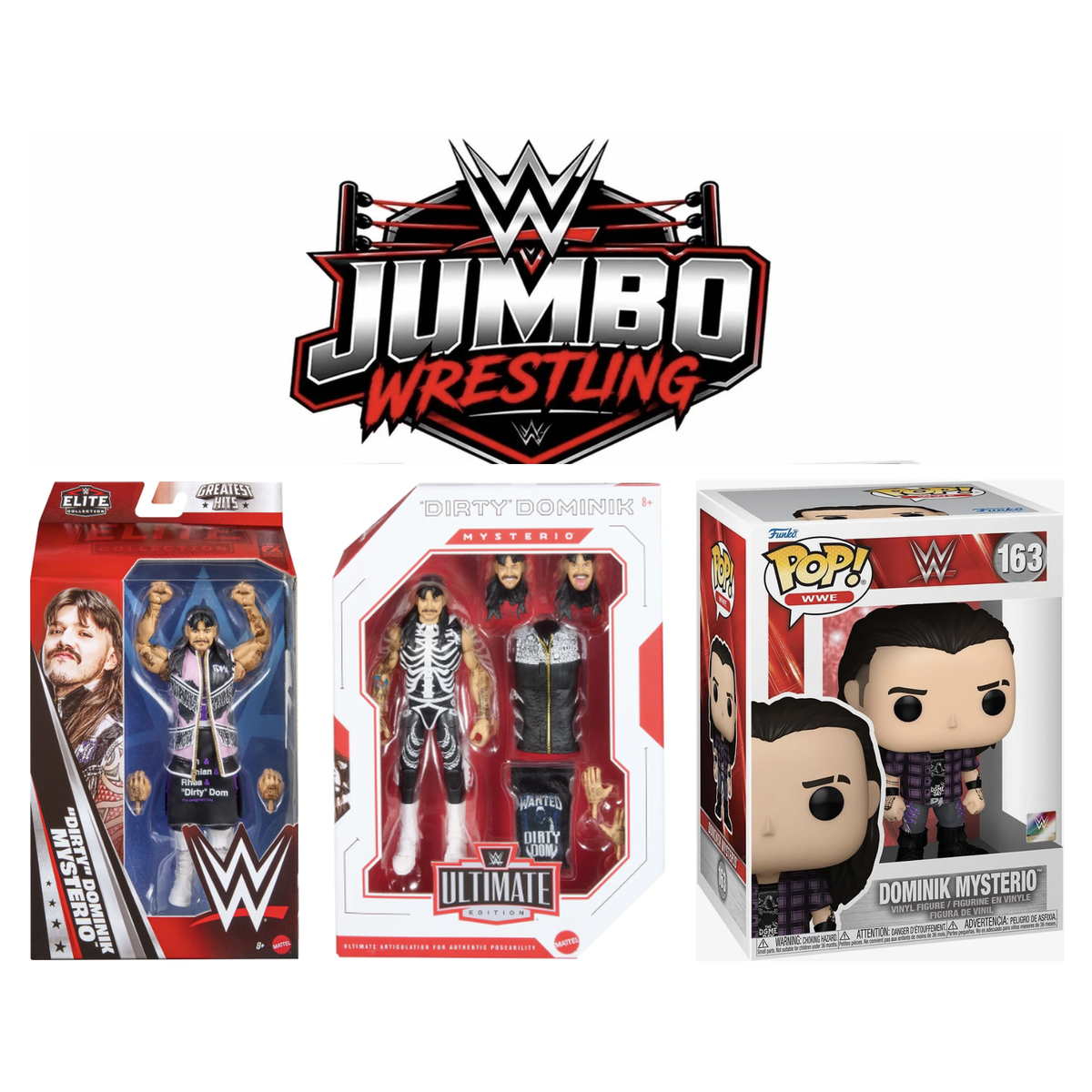 Dominik Mysterio Collector's Bundle – Elite, Ultimate Edition & Funko Pop